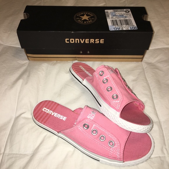 converse cut away slide sandal